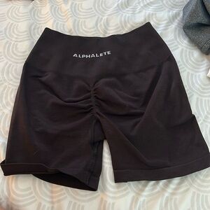 Brown alphalete short